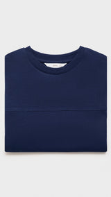 Mango t-shirt newbamc in Navy - D8