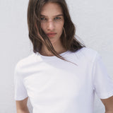 Mango t-shirt chals in White - D1