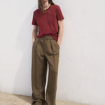 Mango t-shirt chals in Garnet - 99999999_01