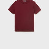 Mango t-shirt chals in Garnet - B