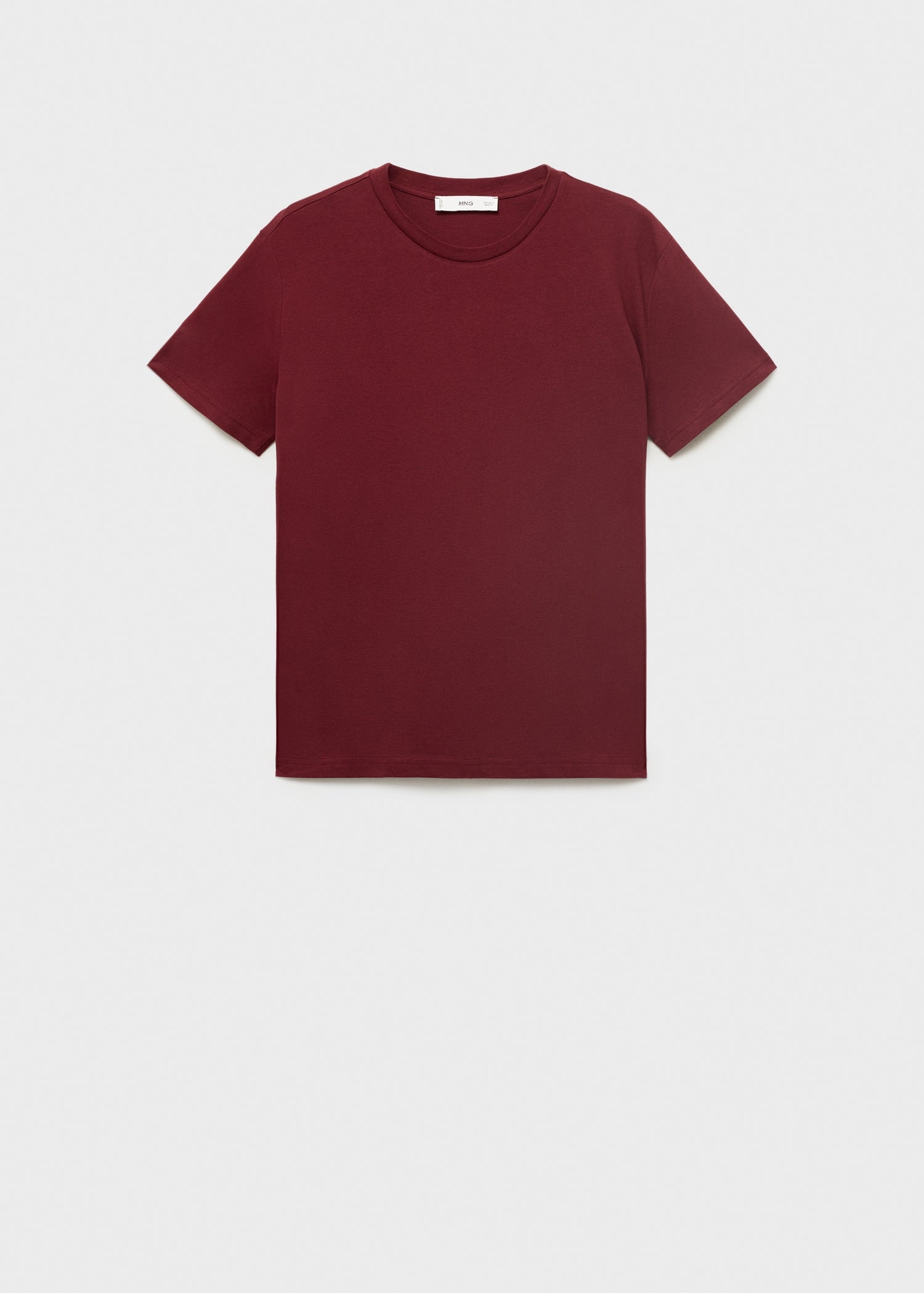 Mango t-shirt chals in Garnet - B