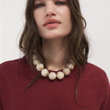 Mango t-shirt chals in Garnet - D1