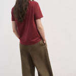 Mango t-shirt chals in Garnet - R