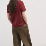 Mango t-shirt chals in Garnet - R