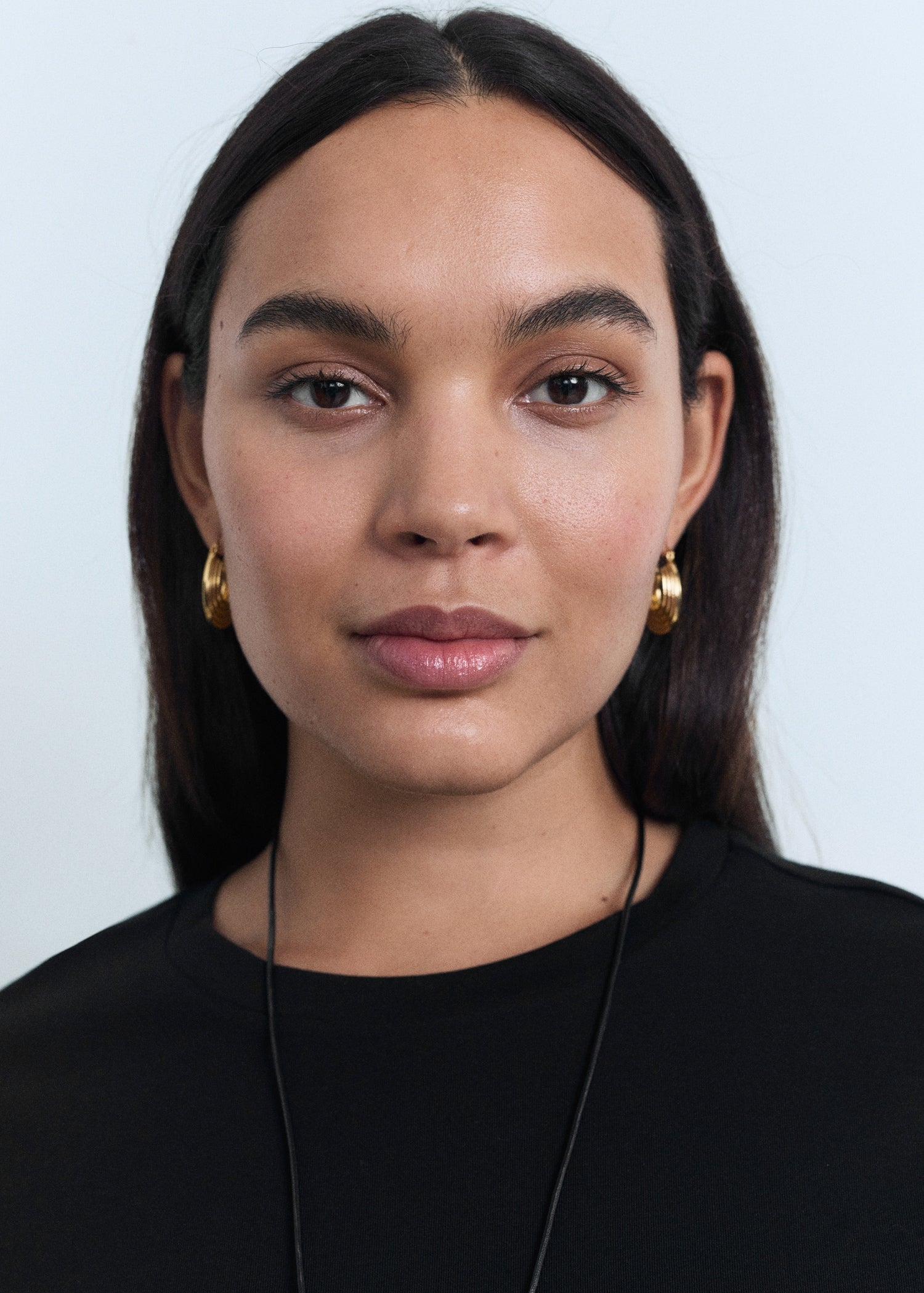 Mango t-shirt chals in Black - D4