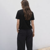 Mango t-shirt chals in Black - R