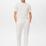 Mango t-shirt fluid in Off White - 99999999_01