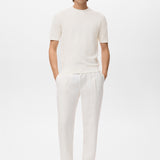 Mango t-shirt fluid in Off White - 99999999_01