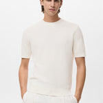 Mango t-shirt fluid in Off White