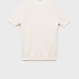 Mango t-shirt fluid in Off White - B