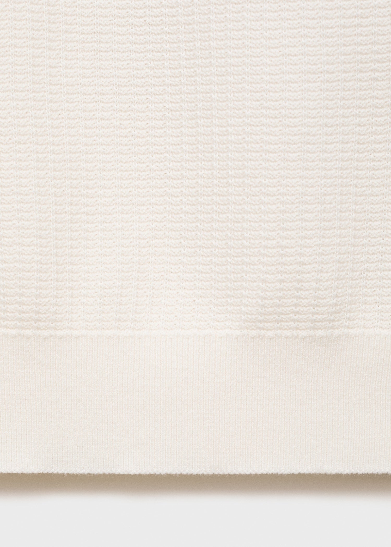 Mango t-shirt fluid in Off White - D0