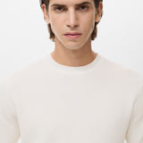 Mango t-shirt fluid in Off White - D1