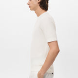 Mango t-shirt fluid in Off White - D2