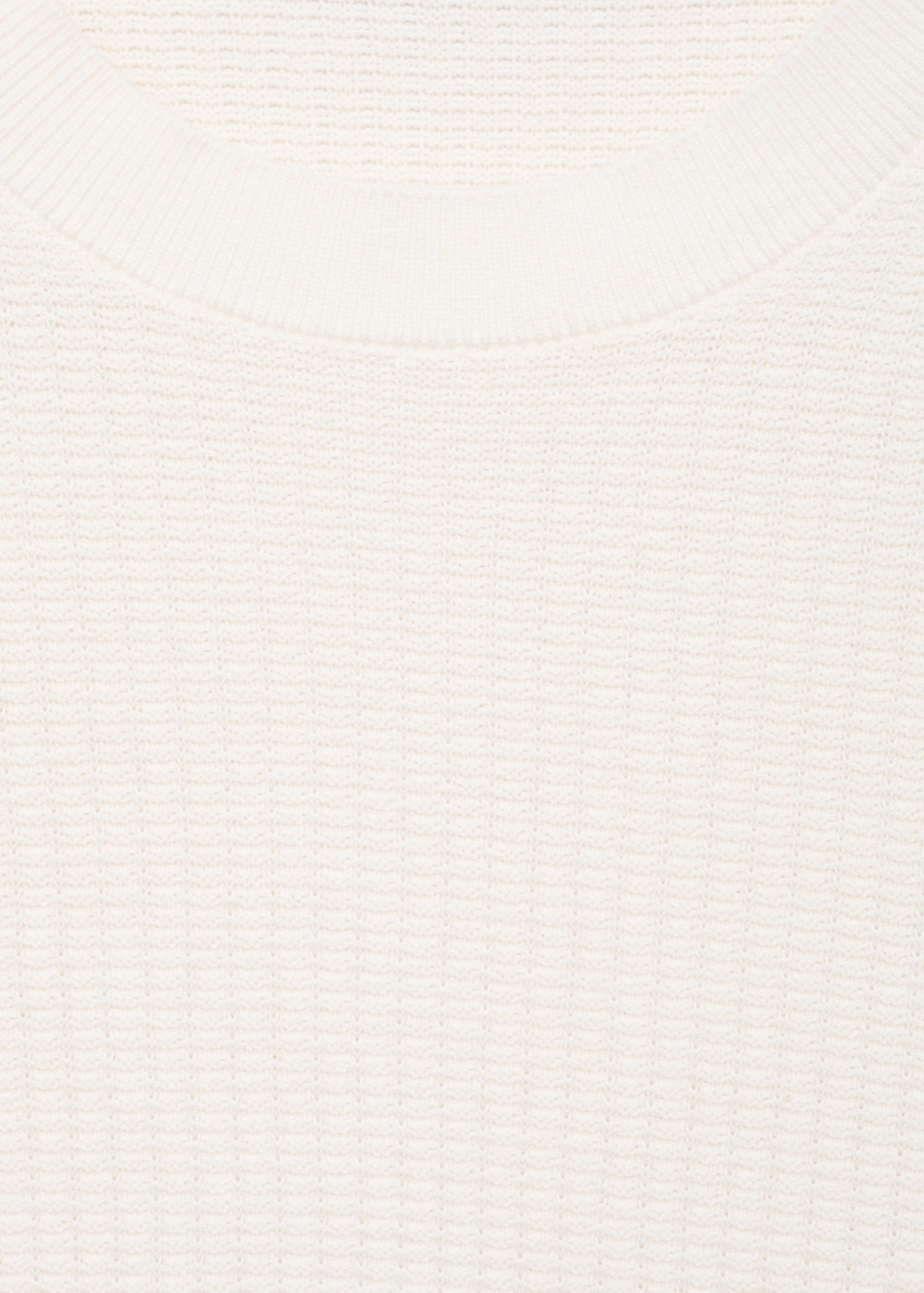 Mango t-shirt fluid in Off White - D8