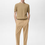 Mango t-shirt fluid in Beige - 99999999_01