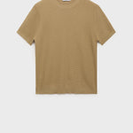 Mango t-shirt fluid in Beige - B