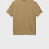 Mango t-shirt fluid in Beige - B
