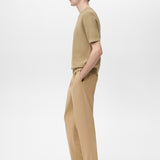 Mango t-shirt fluid in Beige - D2