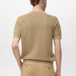 Mango t-shirt fluid in Beige - R