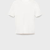 Mango sweater camel in White - B