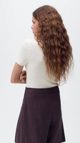 Mango sweater camel in White - R