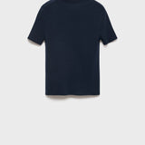 Mango sweater camel in Navy - B