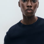 Mango sweater camel in Navy - D1