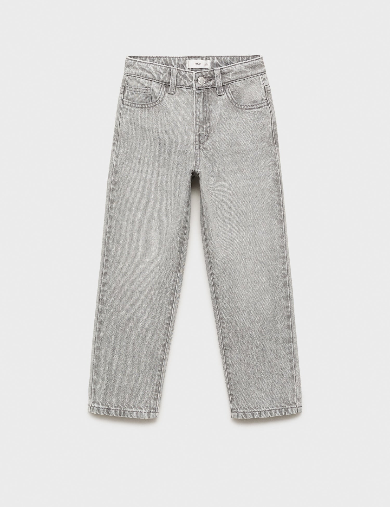 Mango jeans dad in Grey Denim - B