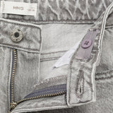 Mango jeans dad in Grey Denim - D0