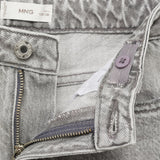 Mango jeans dad in Grey Denim - D0