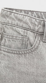 Mango jeans dad in Grey Denim - D8