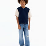 Mango jeans dad in Medium Denim - 99999999_01