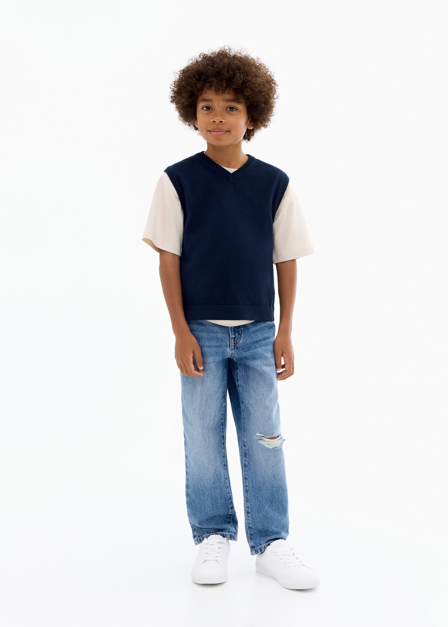 Mango jeans dad in Medium Denim - 99999999_01