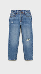 Mango jeans dad in Medium Denim - B