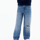 Mango jeans dad in Medium Denim - D6