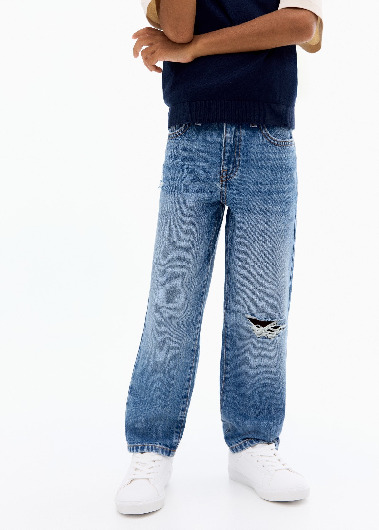 Mango jeans dad in Medium Denim - D6