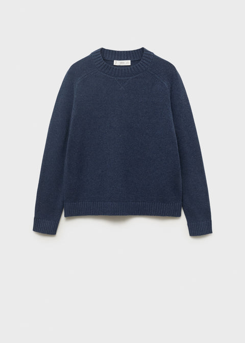Mango sweater atlas in indigo