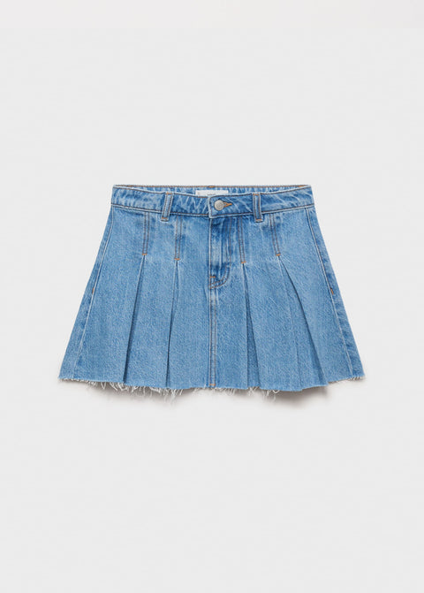 Mango skirt alexia in medium denim