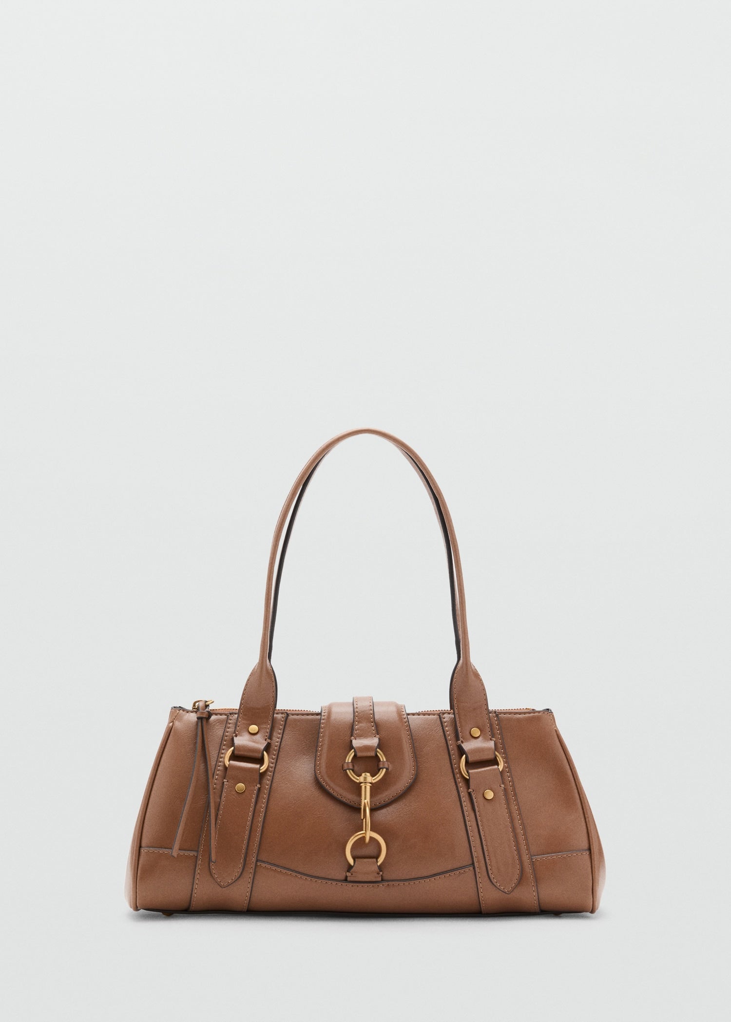 Mango shoulder bag amazona in Caramel - B