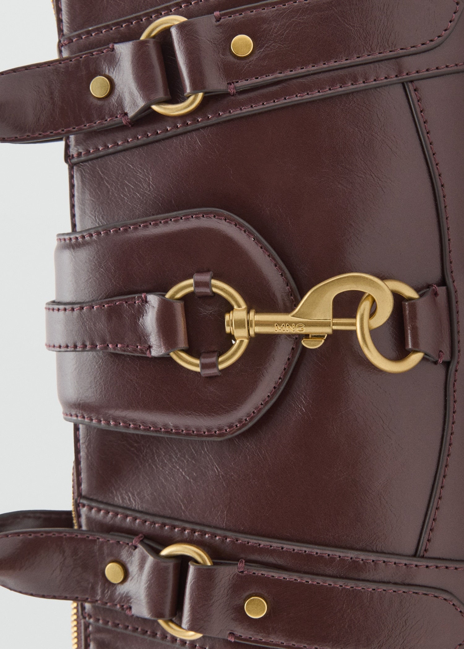 Mango shoulder bag amazona in Chocolate - D1