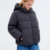 Mango puffer coat valeria in Navy Blue