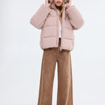 Mango puffer coat valeria in Pink - 99999999_01