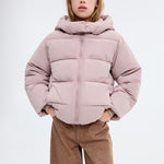 Mango puffer coat valeria in Pink