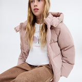 Mango puffer coat valeria in Pink - D2