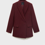 Mango blazer iguana in Garnet - B