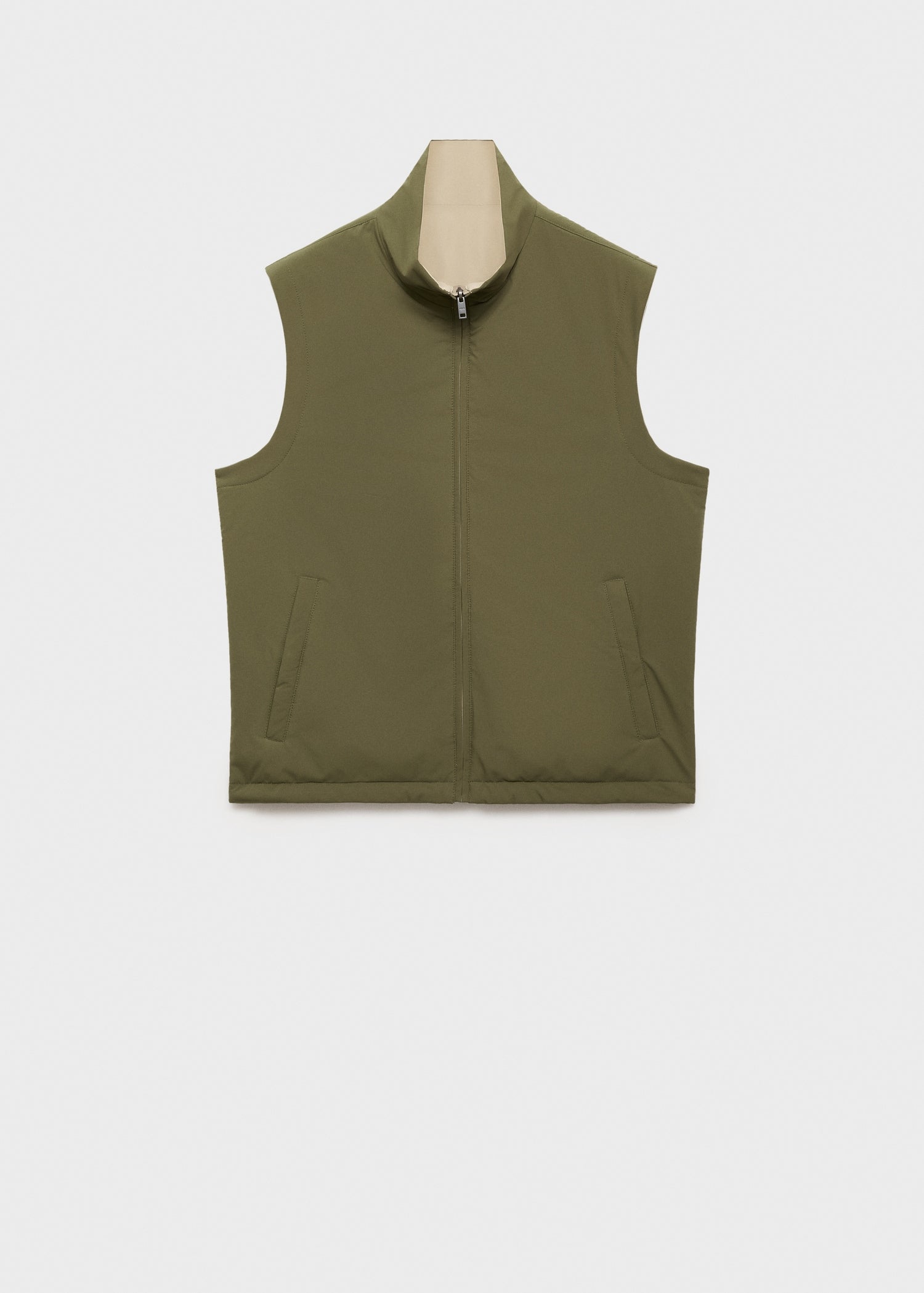 Mango outer vest nadast in Green - B