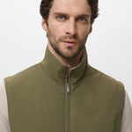 Mango outer vest nadast in Green - D1