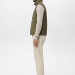 Mango outer vest nadast in Green - D2