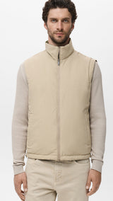 Mango outer vest nadast in Green - D6