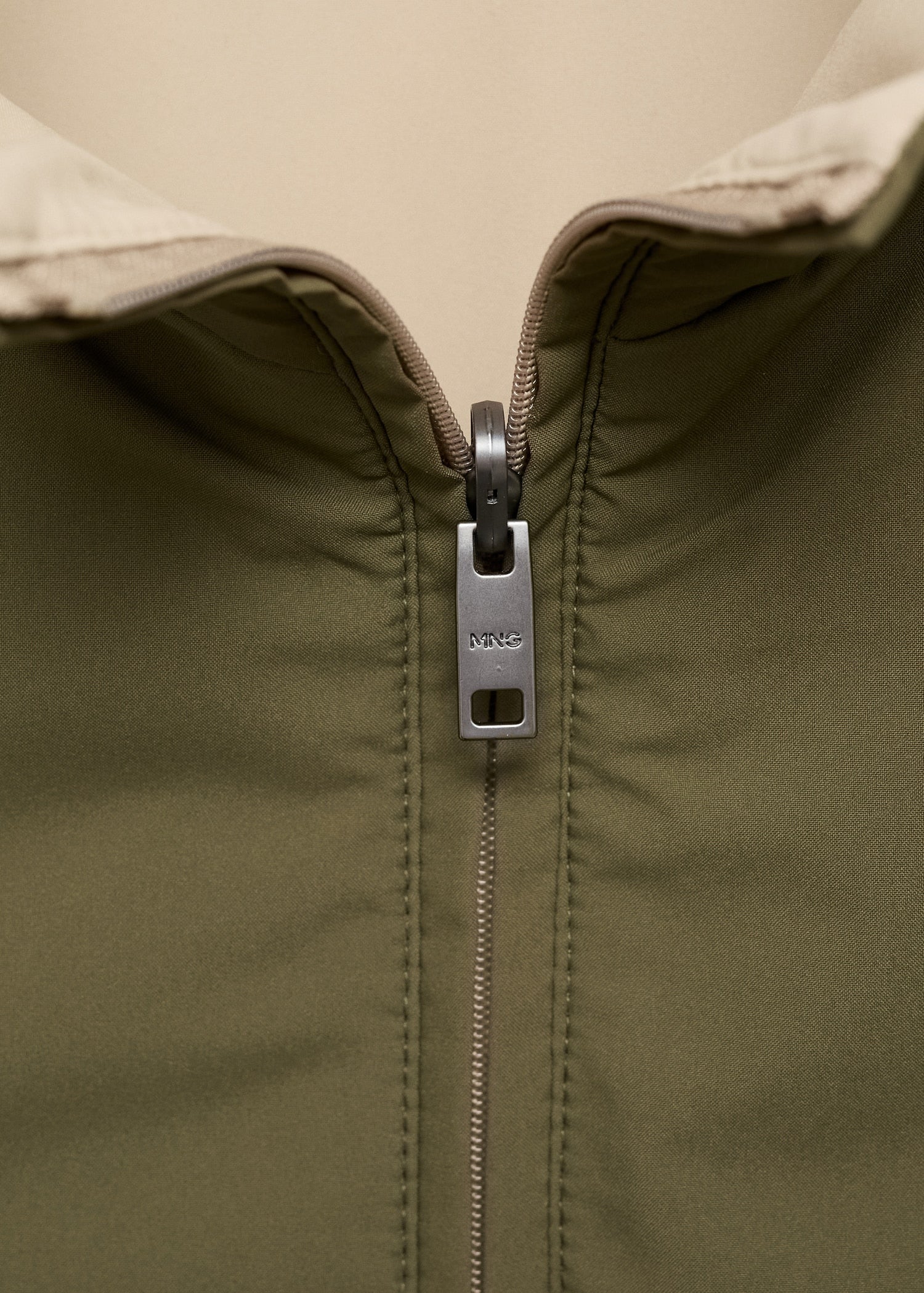 Mango outer vest nadast in Green - D8